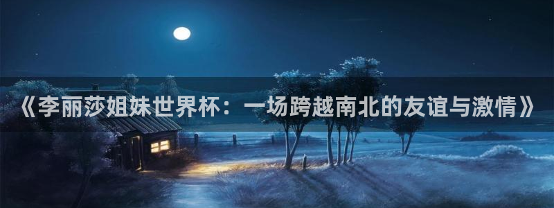 世界杯足球2026：《李丽莎姐妹世界杯：一场跨越南北的友谊与激情》